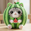Watermelon: Fruit Kittens. Summer