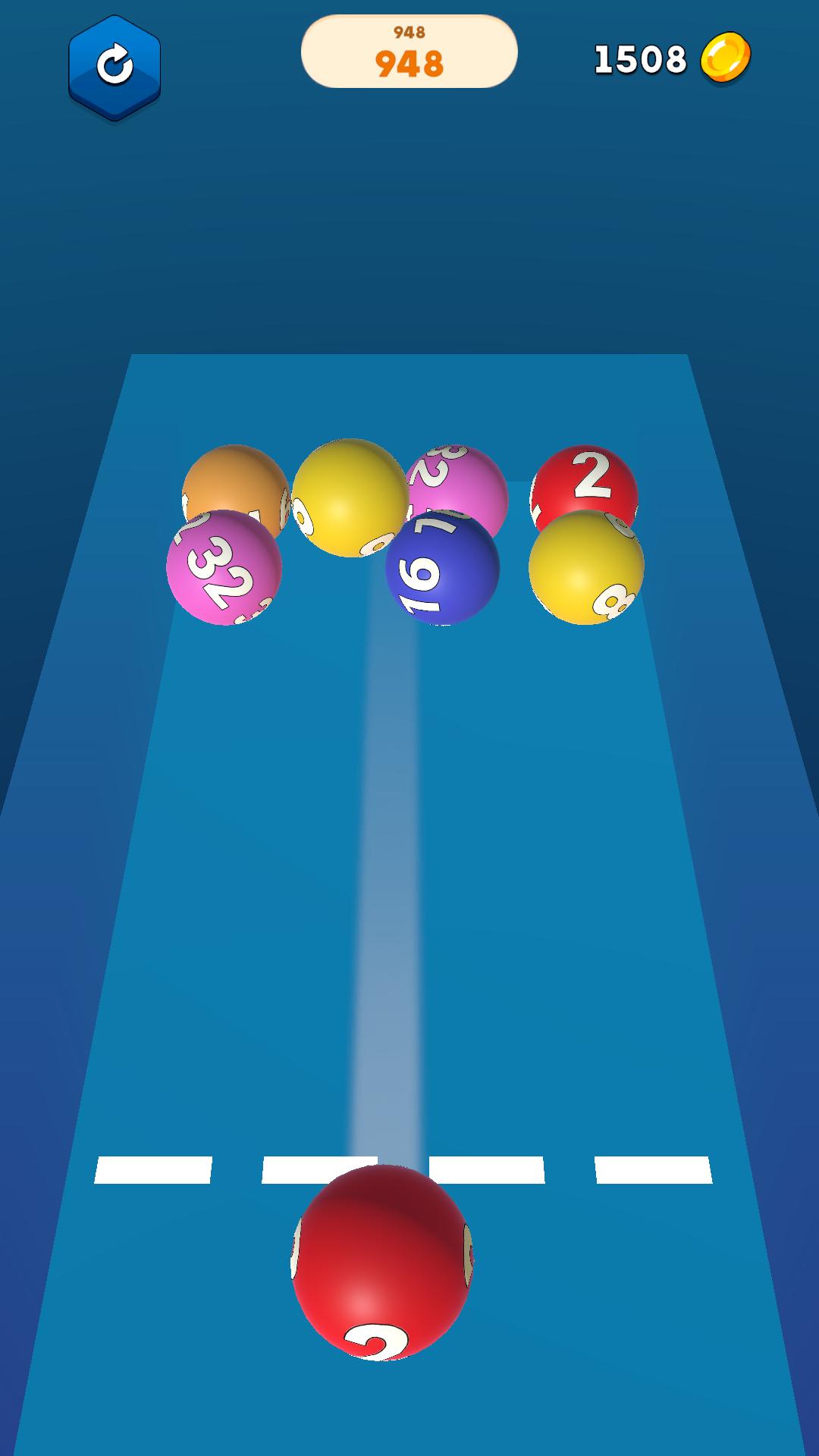 Merge Balls 2048: Billiards! screenshot 4