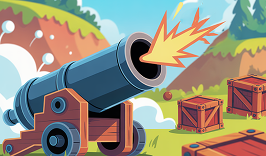 Cannon Shooting 3D: Knock Down The Boxes