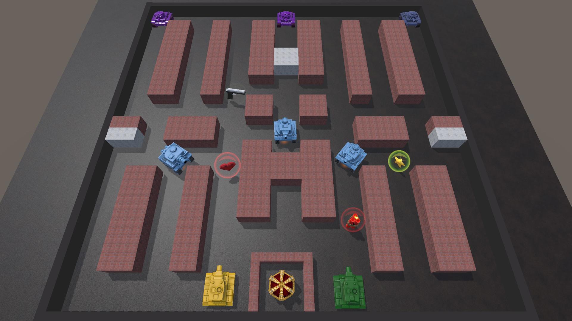 3D Tanks 1990: battle city screenshot