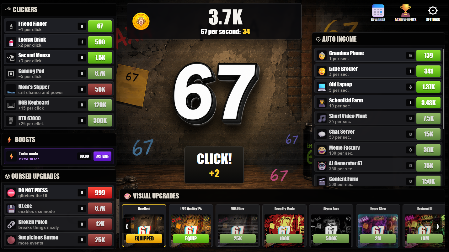 67 Meme Clicker — screenshot 1