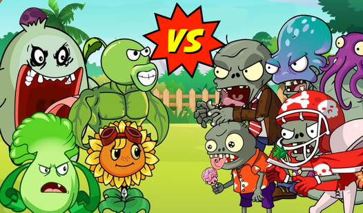 Plants Vs. Zombies: Cyberpunk (van Sophie Games): Speel Gratis Online 