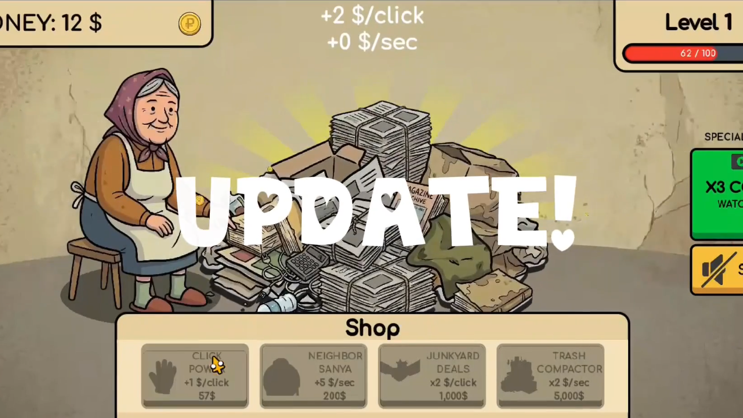 Grandma's Clicker: Dump — screenshot 2