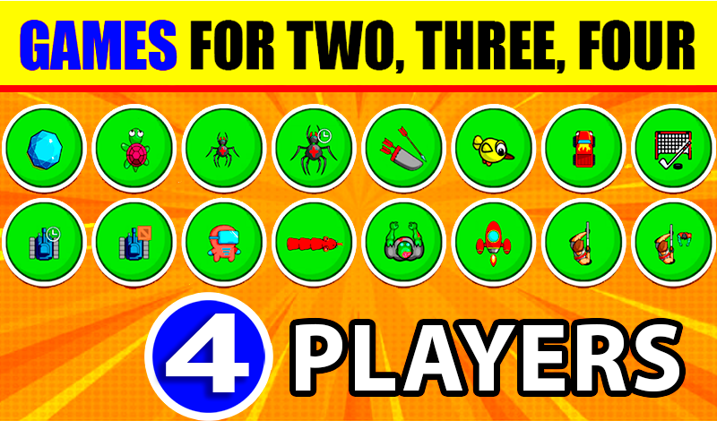 4 players - games for two, three, four game cover