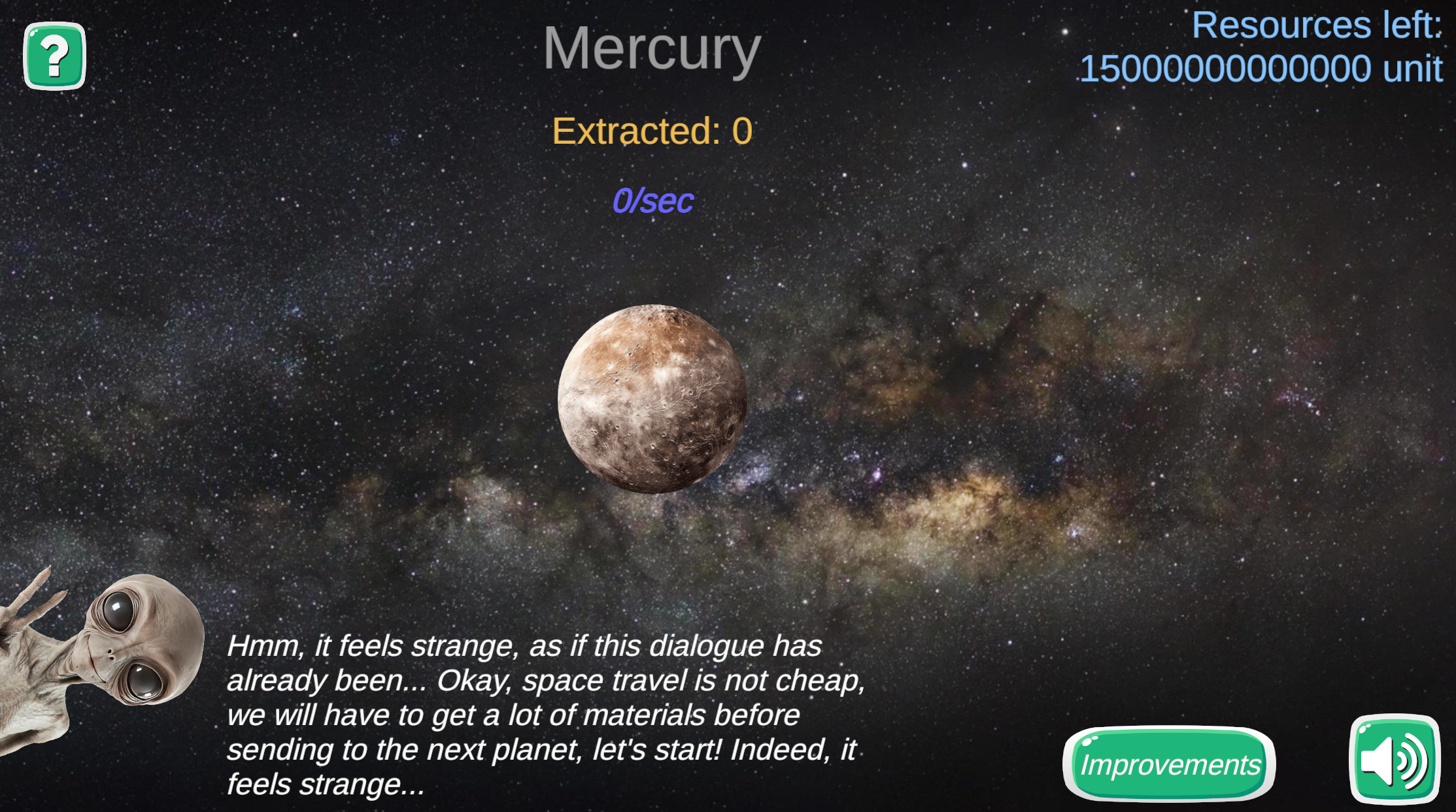Planets clicker — screenshot 1