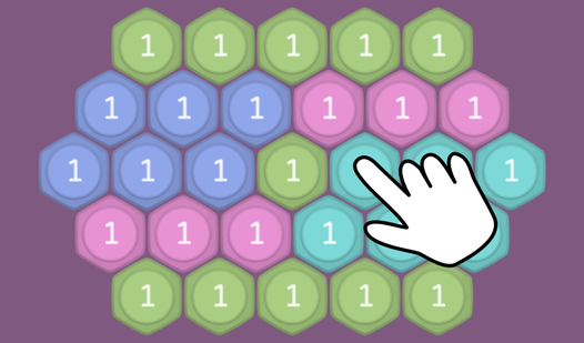 Number Merge: Hexes