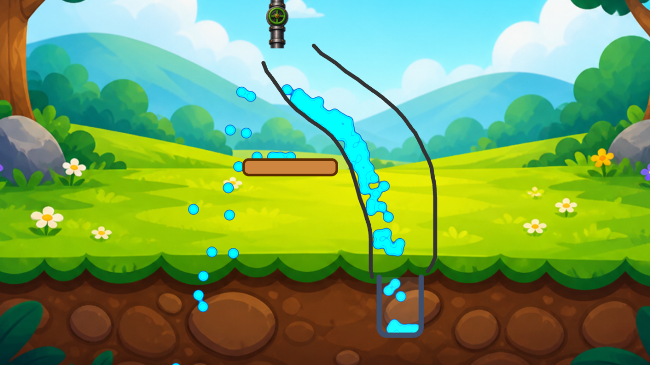 Water Flow Happy Glass — screenshot 2