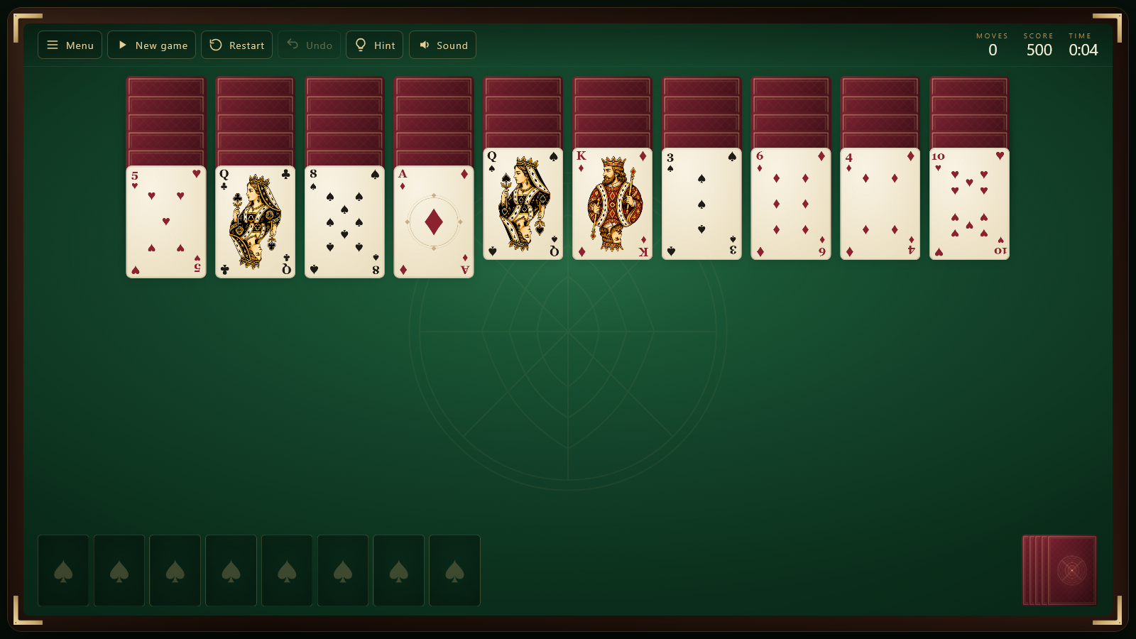 Spider Solitaire Premium — screenshot 2