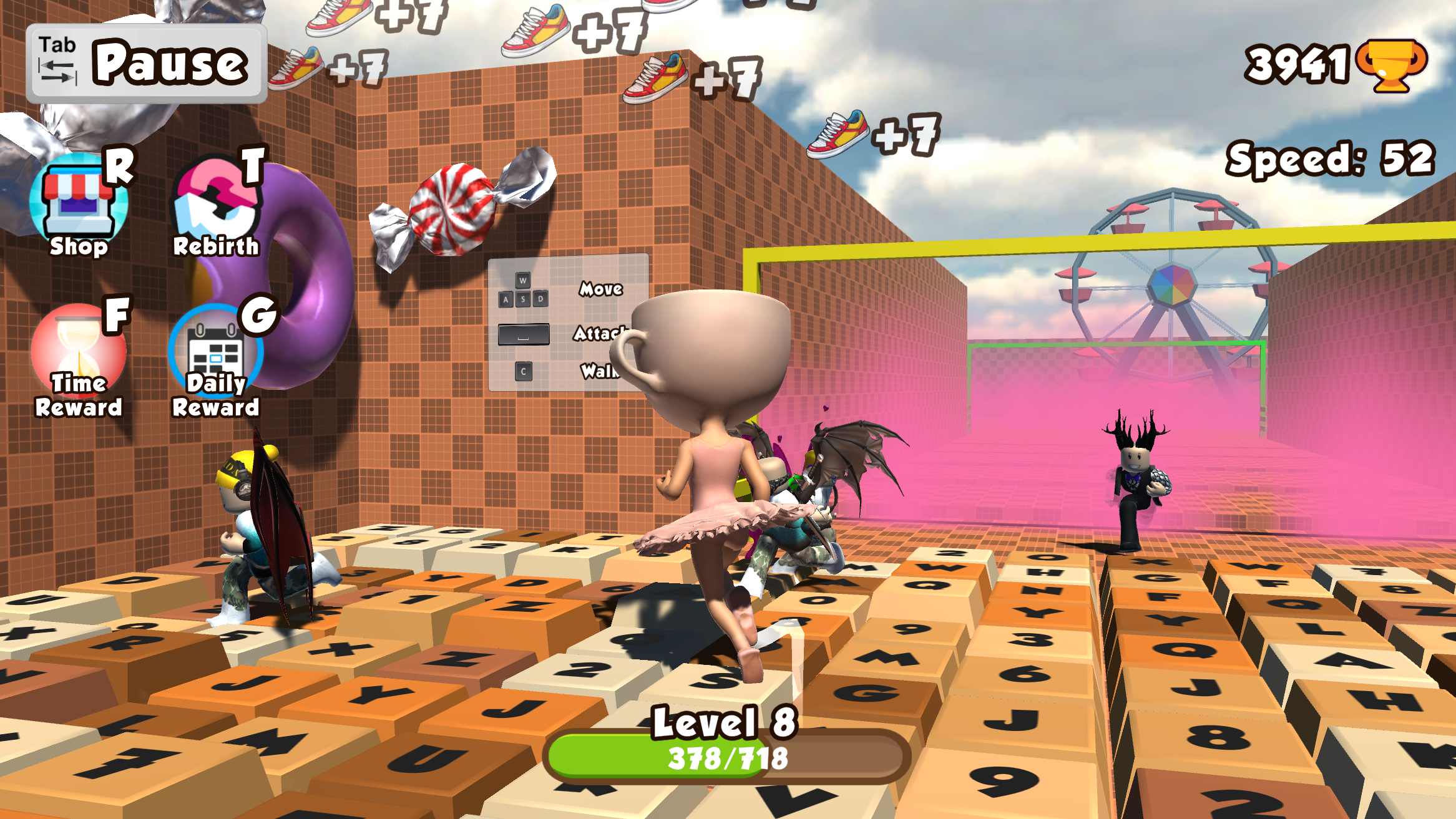 Break the Keyboard Escape: Brainrot Boss Mode Obby — screenshot 15