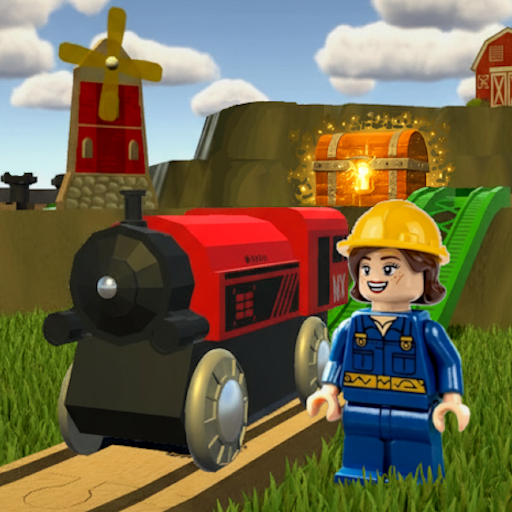 Wooden Railroad: Toy Train Builder icon