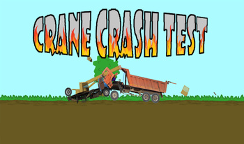 Crane crash test