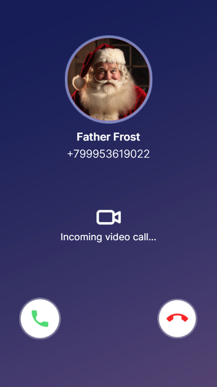 Call Santa Claus: Father Frost Video Call and Chat screenshot 9