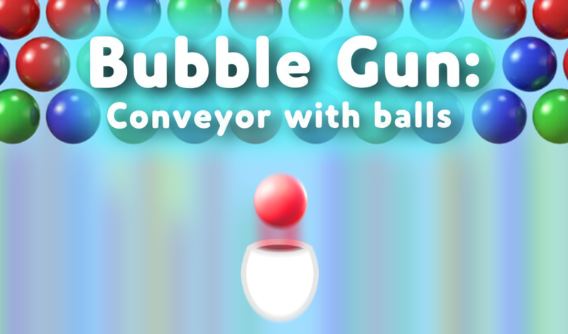 Bubble Gun: Conveyor with balls game cover