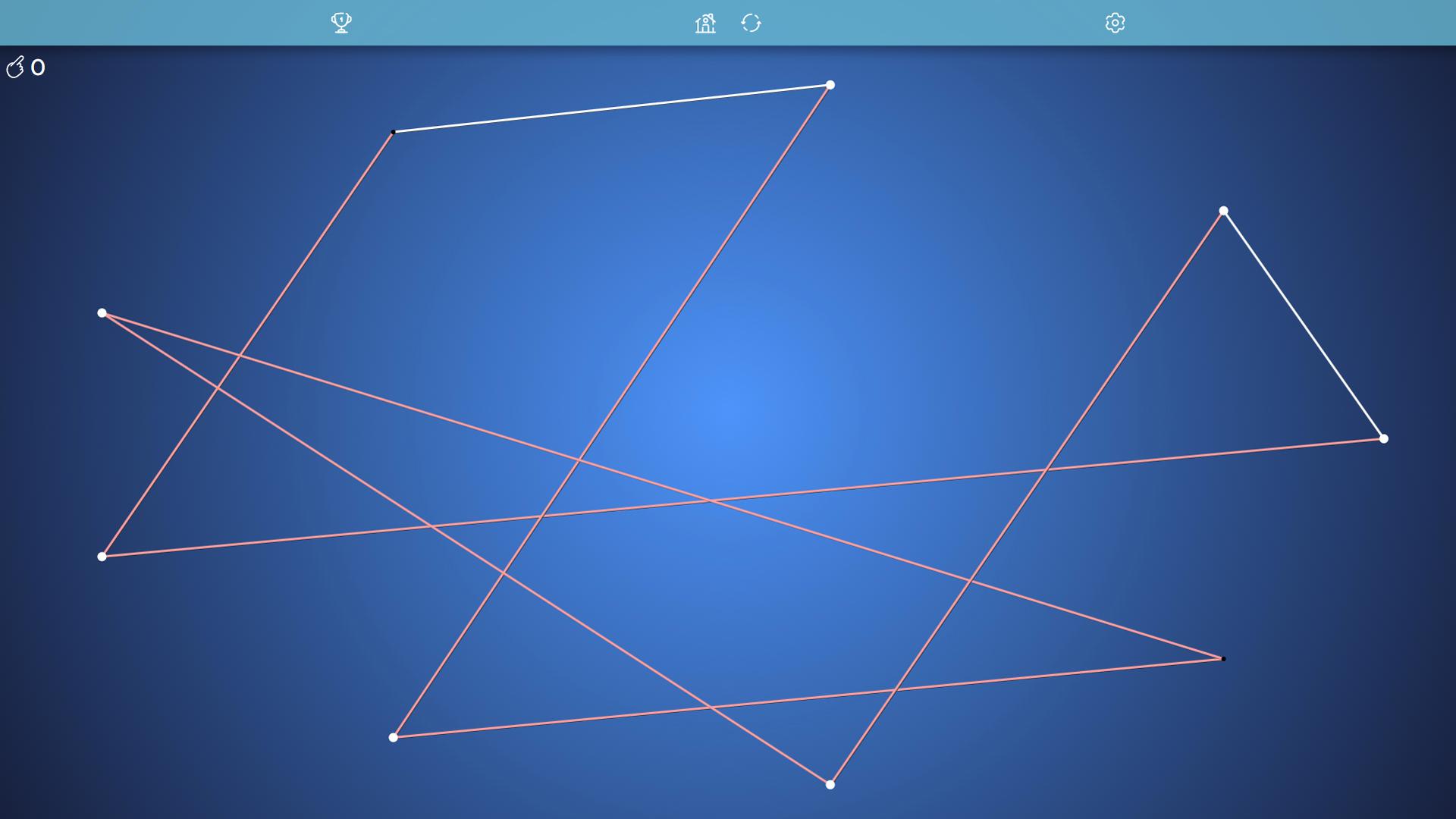 Tangled lines screenshot