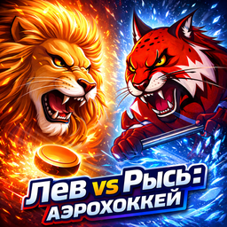 Лев vs Рысь: Аэрохоккей
