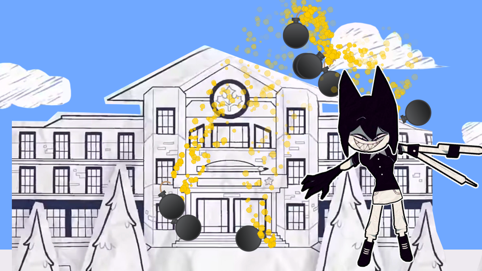 Paper School: Miss Circle Playground Ragdoll screenshot