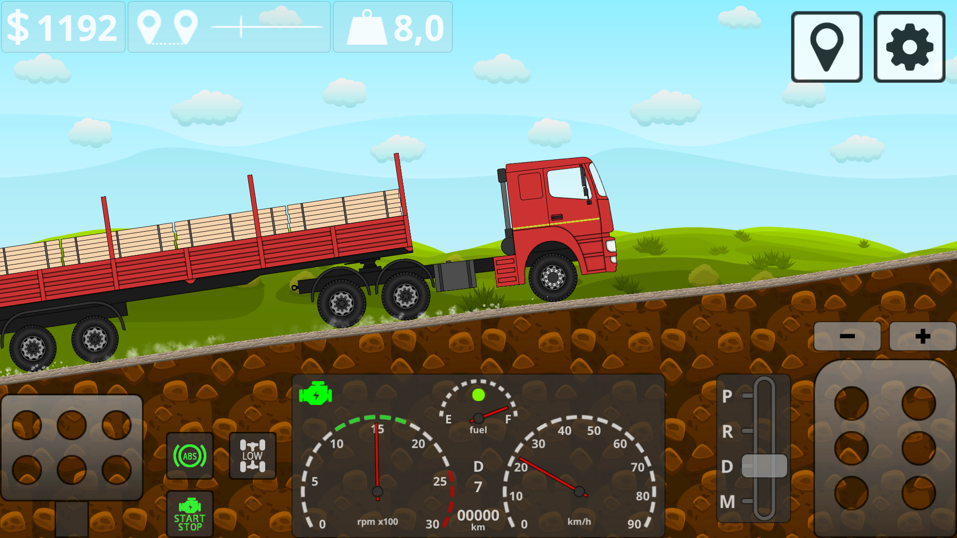 Mini Trucker (przez FK Games): Graj Online Za Darmo Na Playhop