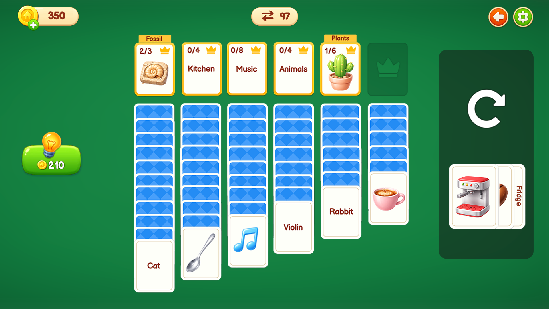 Solitaire Word Chains screenshot