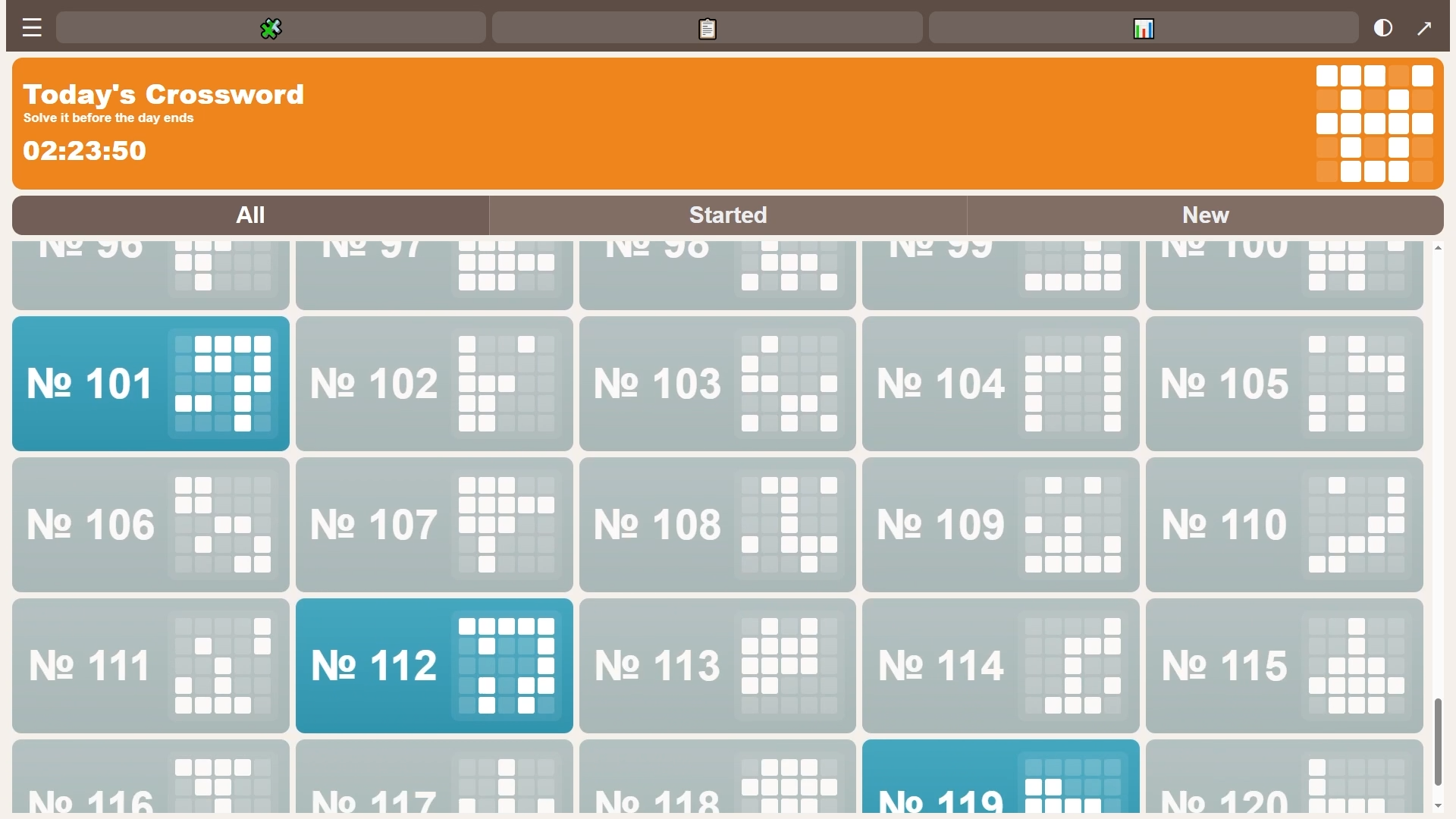 Crosswords: Big Collection screenshot
