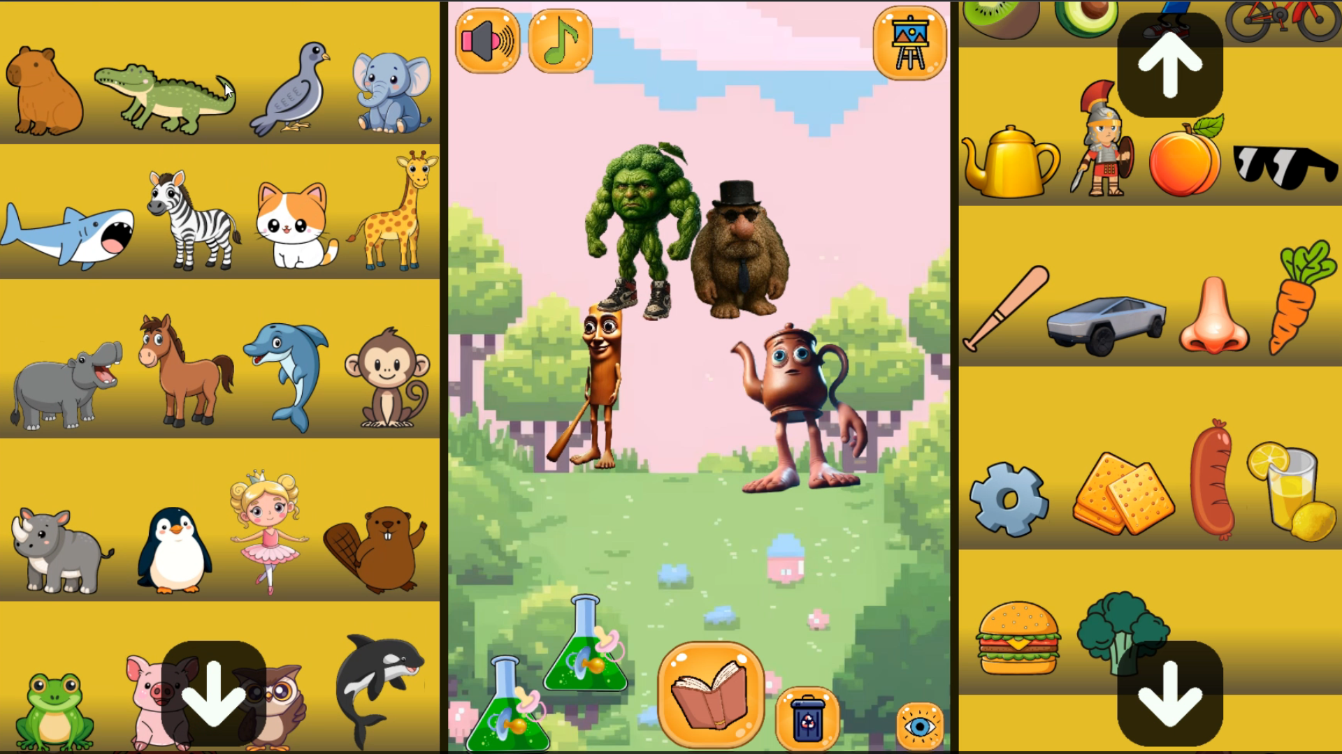 Brainrot Fusion: The Alchemy of Italian Animals screenshot