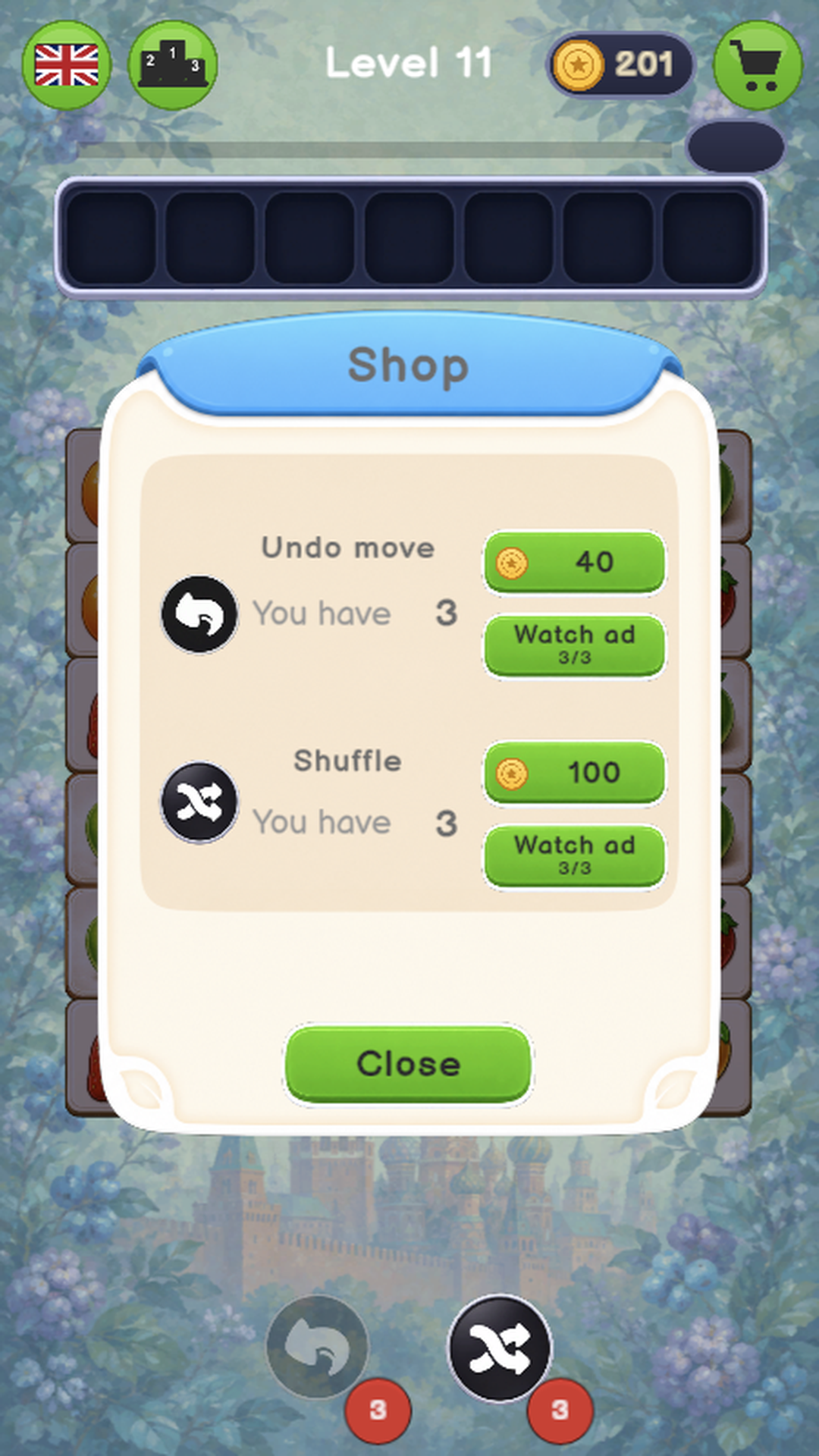 Fruit Triple Match: Tile Puzzle screenshot 4