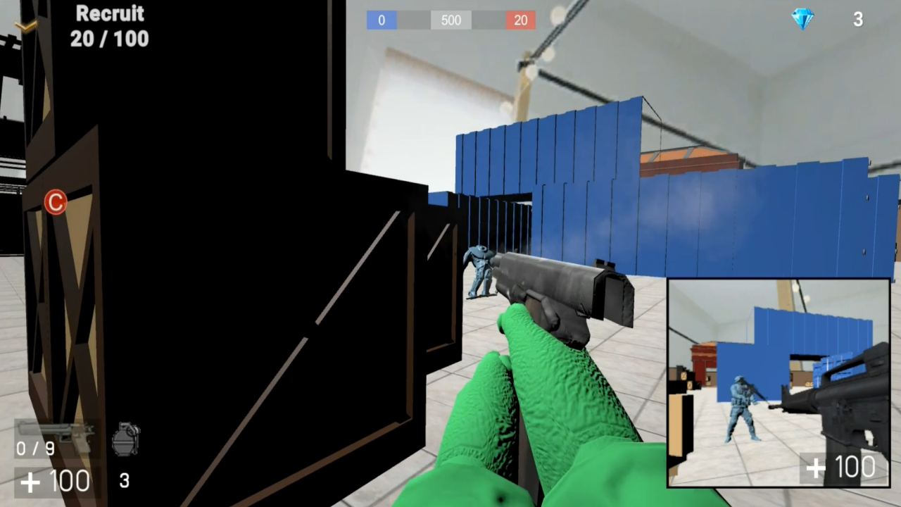Soldiers - Capturing points for two players screenshot