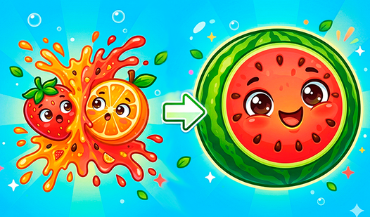 Собери Арбуз: Соединяй шарики