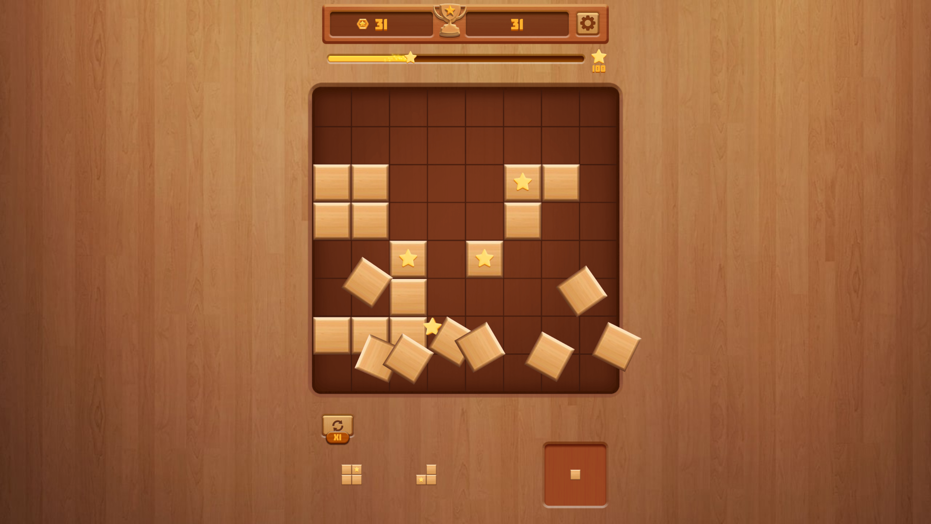 Wood Block 3D screenshot