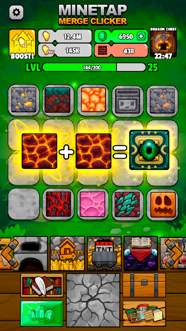 Minetap Merge Clicker screenshot 4