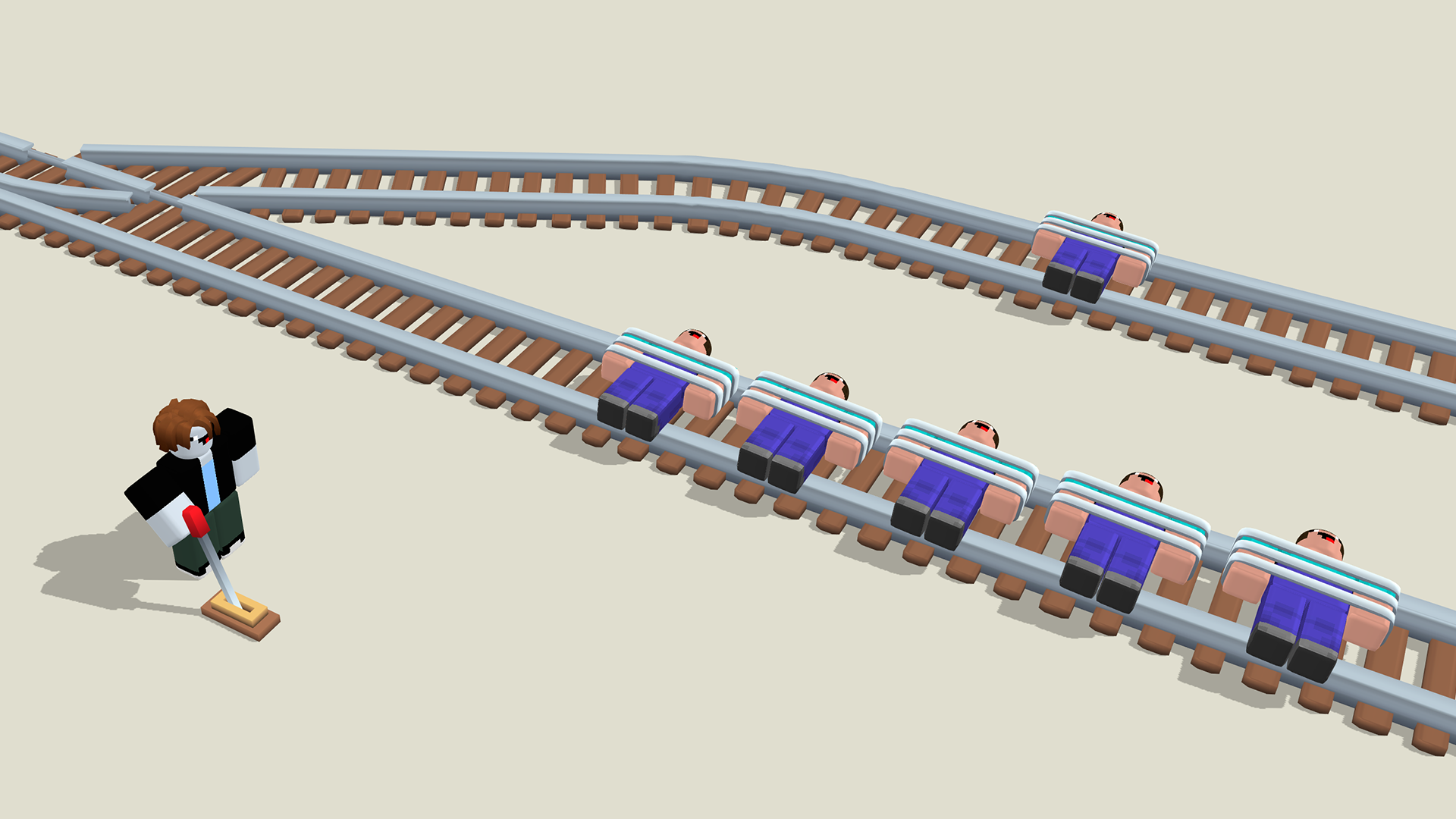 Throlley Problem screenshot