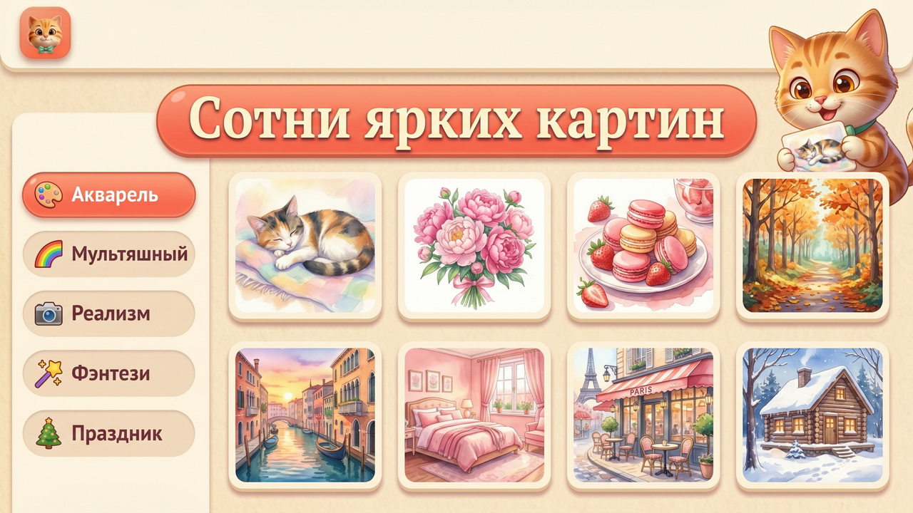 Уютные Пазлы — screenshot 2