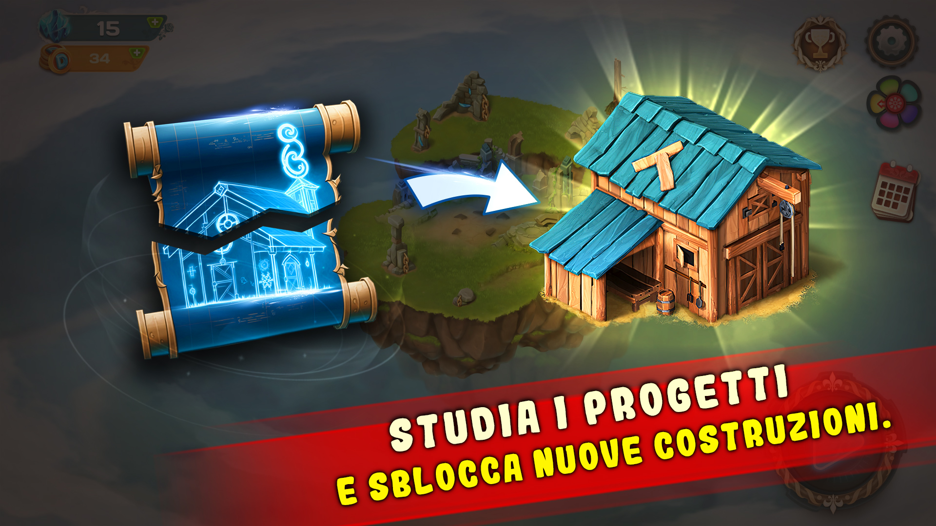 Diamant Sky Stories Match 3 screenshot 55