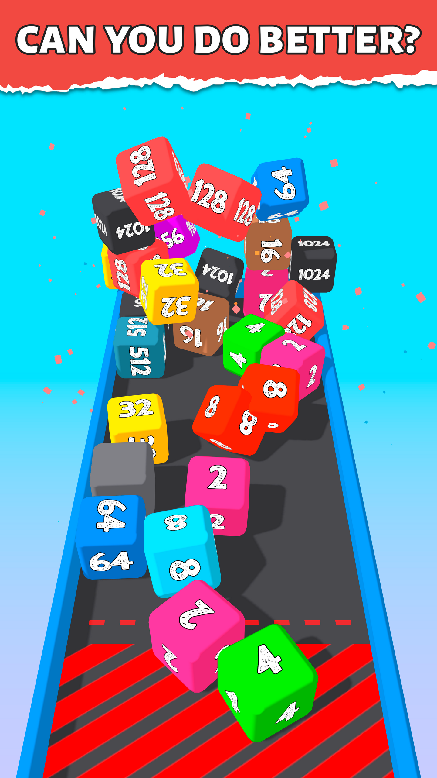2048 3D Dice: Cube Merge Puzzle screenshot 10