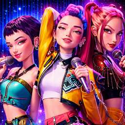 HUNTRIX K-pop Hunters on Stage