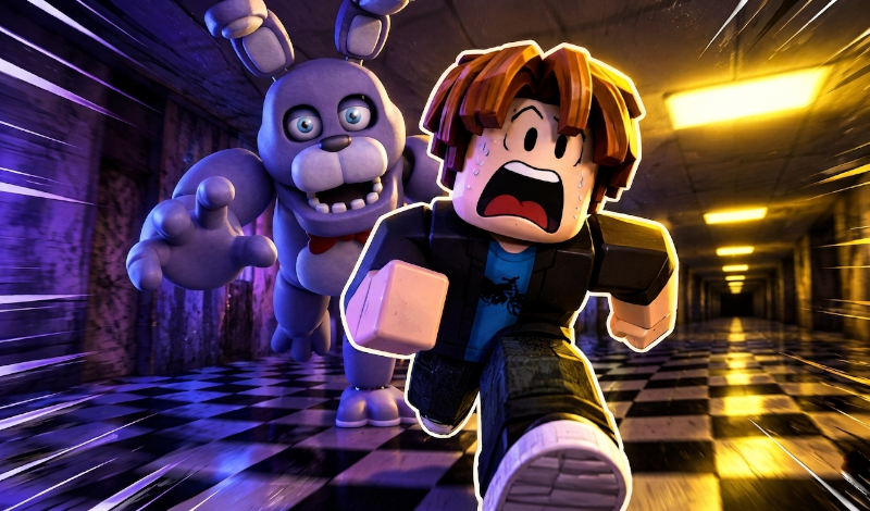 FNAF: Escape from Bunker! game cover