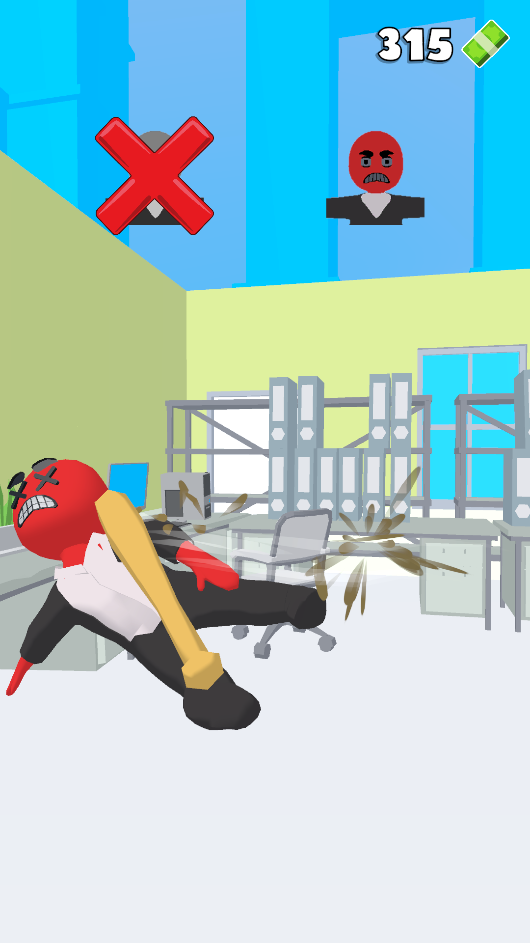 Office fight - Beat everyone with a bat! screenshot 7