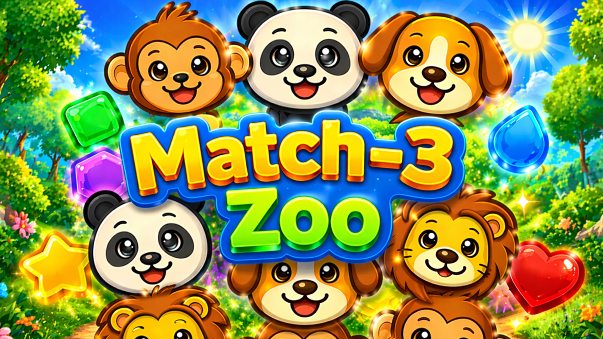 Match-3 Zoo — screenshot 1