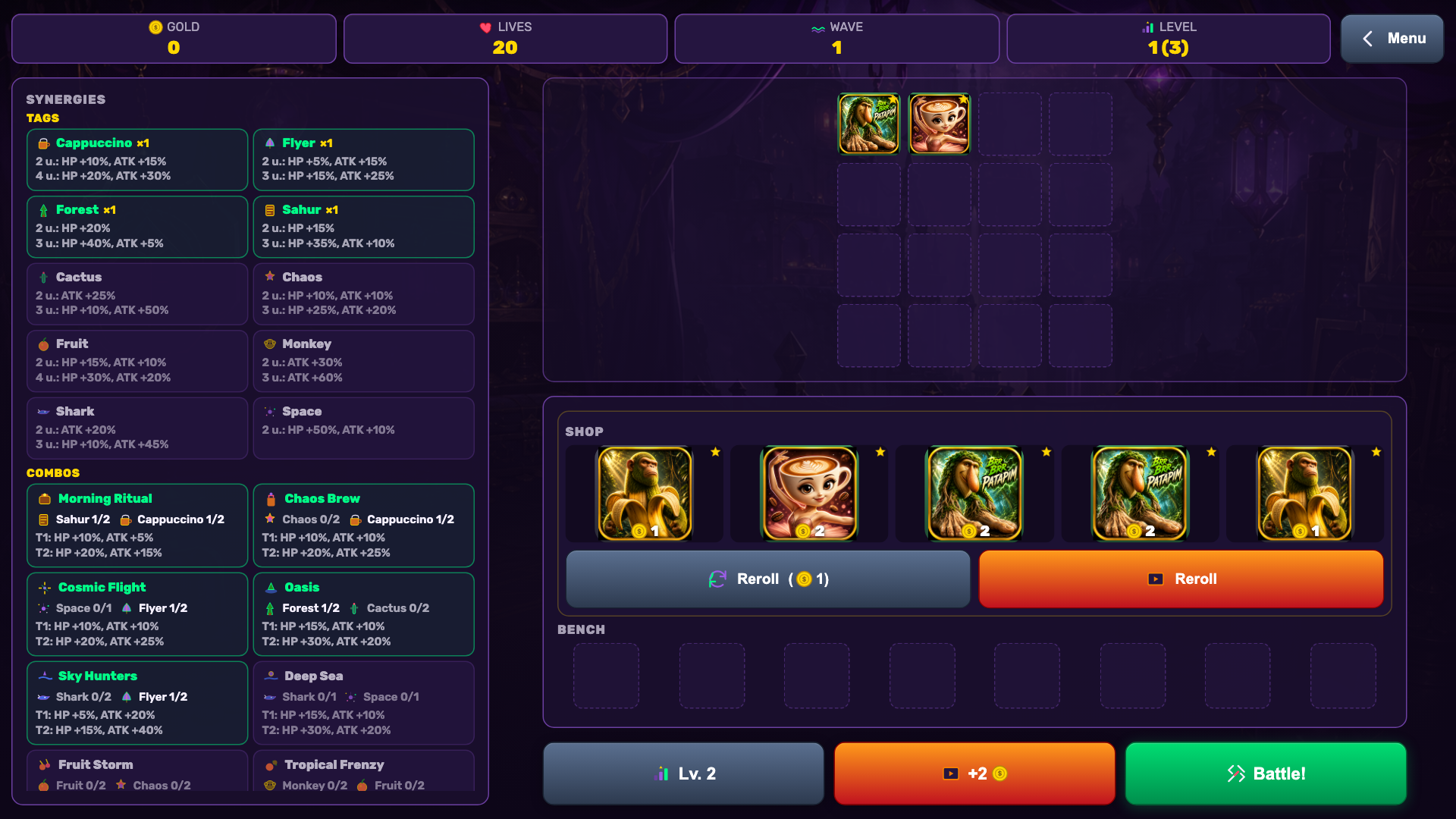 Brainrot Autobattler — screenshot 2