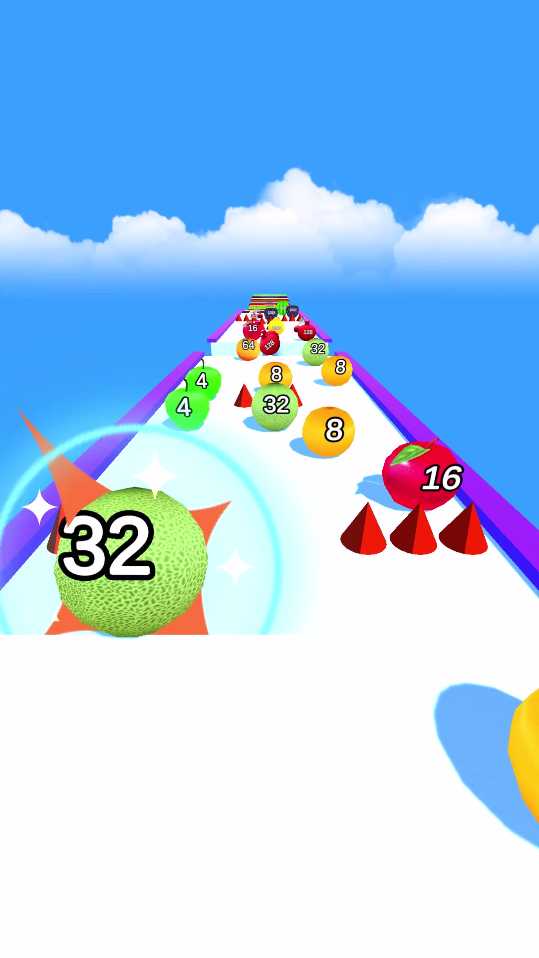 Merge fruits: 3d watermelon 2048 screenshot 5