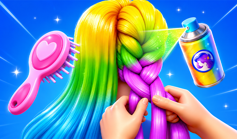 Hair Coloring game cover