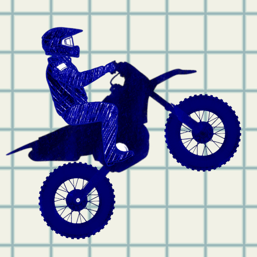Stunt Bike 2D Paper Race icon