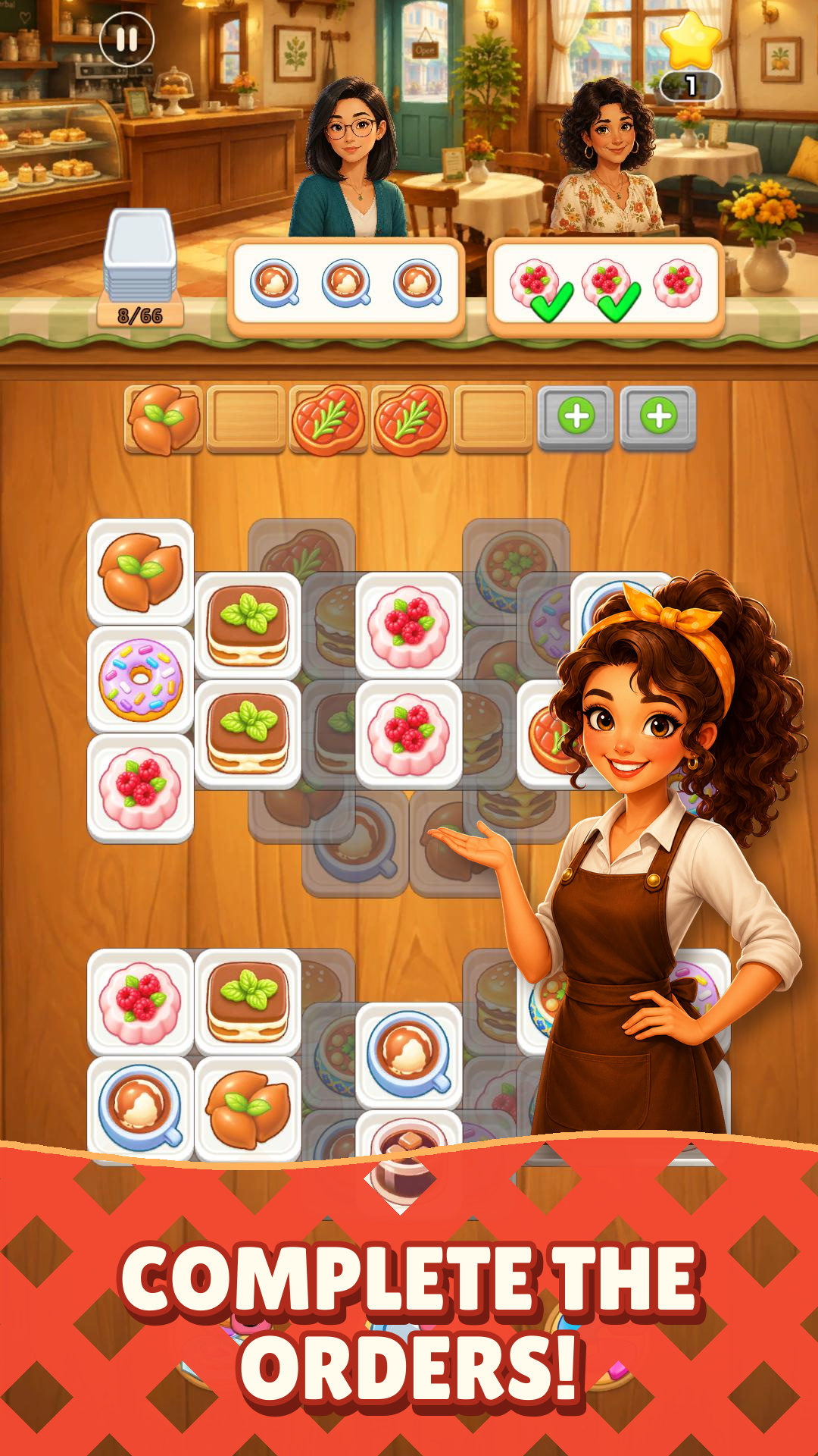 Tasty Tiles: Triple Match - Café screenshot 6