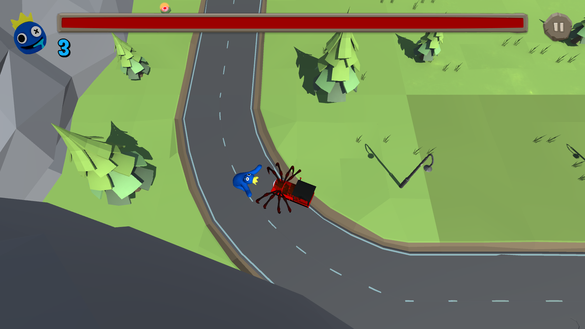 Choo Choo Charles and Rainbow Friends screenshot