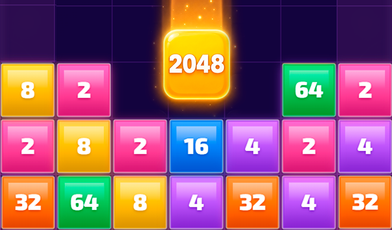 Sweet 2048 game cover