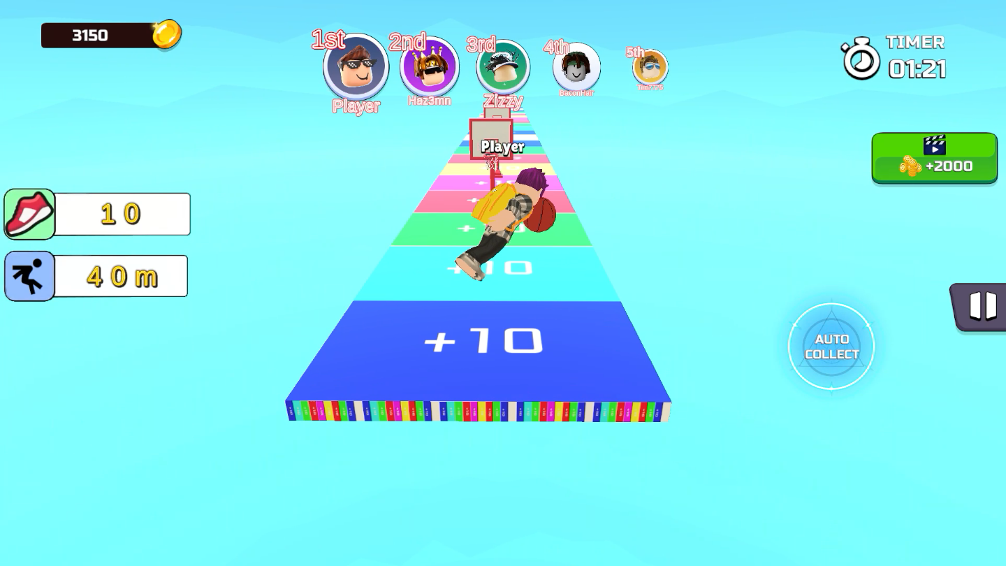 Dunking Race : Jump Hoop (by Gladefx): Play Online For Free On Playhop