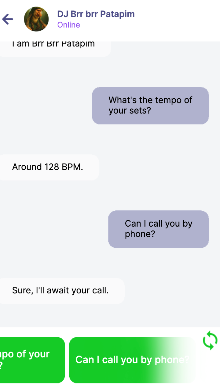 Br Br Patapim calls: Chat, Video call, Live stream screenshot 8