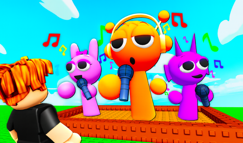 Sprunki Simulator 3D game cover