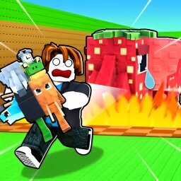 Save Brainrot from the Fire Rescuer Obby +1 Tycoon