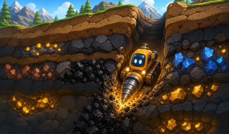 Drill Rush game cover
