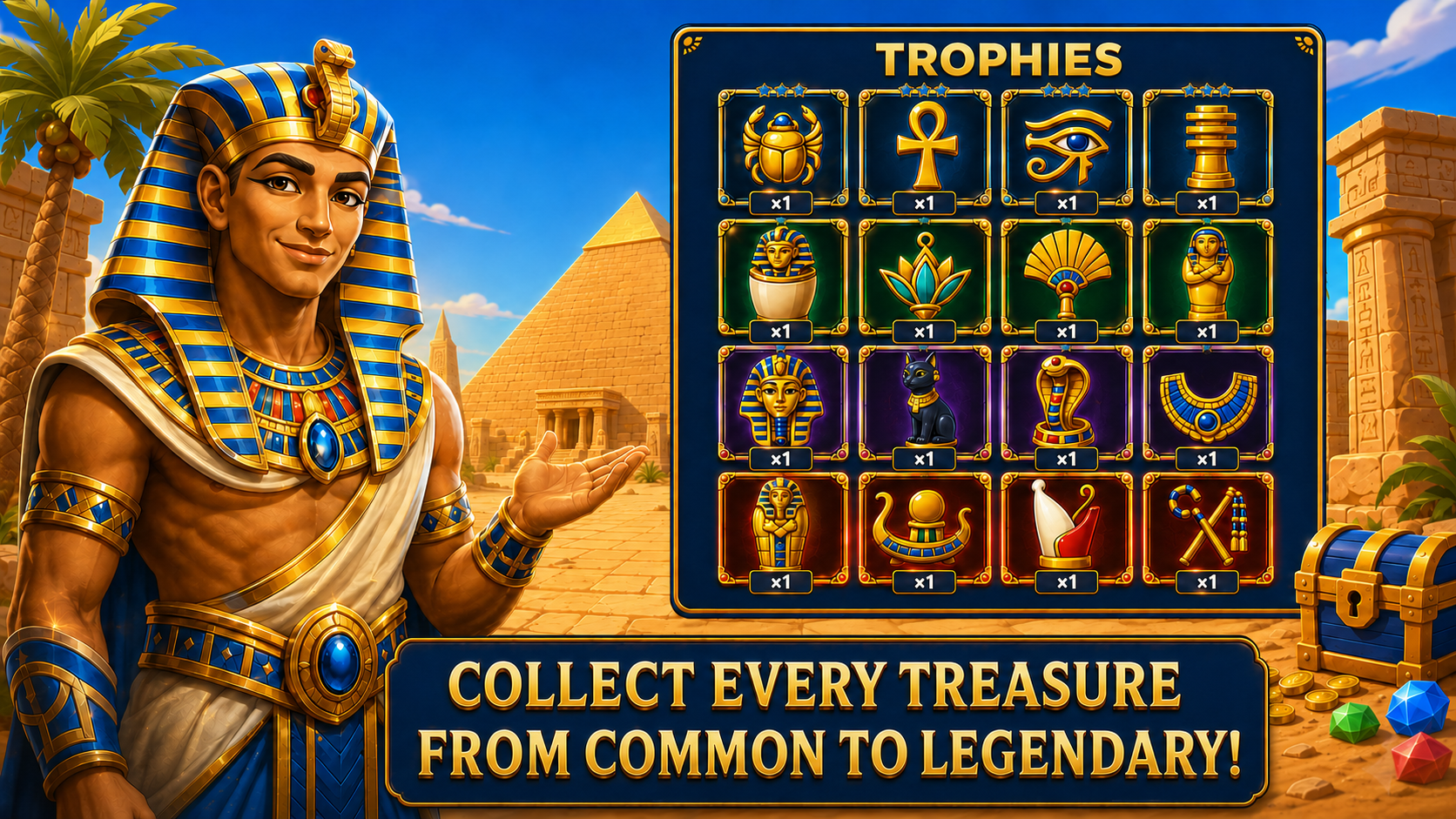 Pyramid of Treasures Solitaire — screenshot 4